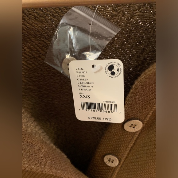 NWT Free People Brown Natalie Pullover Poncho / Sweater. - Picture 6 of 6